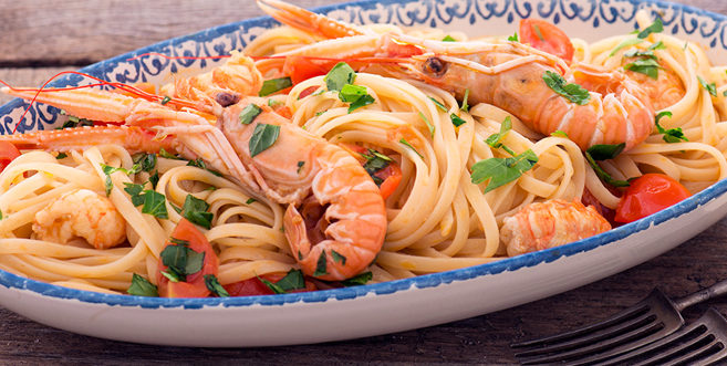 linguine scampi